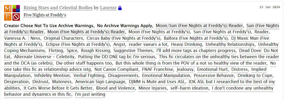 Rising Stars and Celestial Bodies (Celebrity AU for the Daycare Attendant - Link Embedded in Image) [REQUIRES OWN AO3 ACCOUNT TO VIEW!]